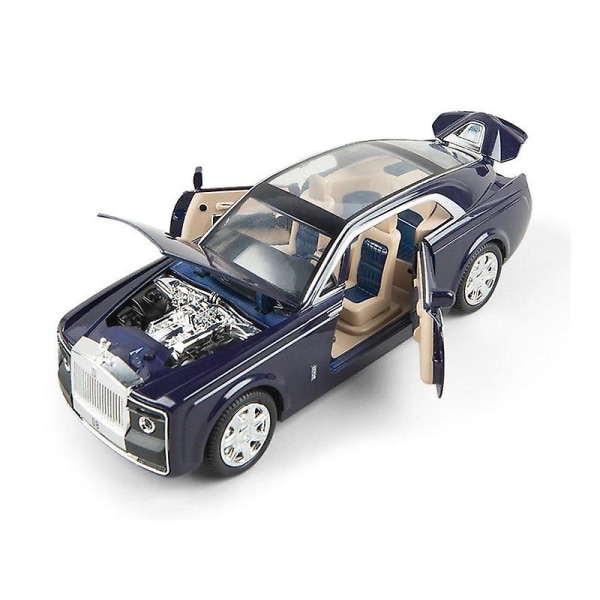 1:24 Rolls Royce bilmodell metallmodell (svart)