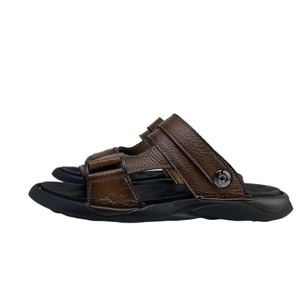 Casual sandaler för män Andas halkfria strandskor 40