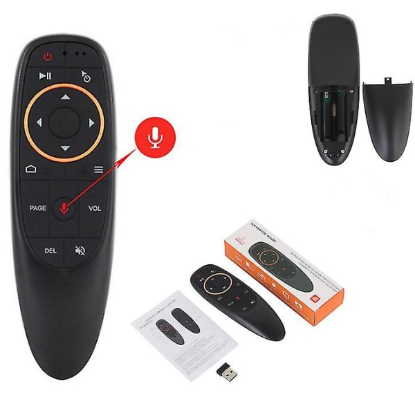 Fjärrkontroll G10S Pro Voice Universal 2.4G trådlös Air Mouse