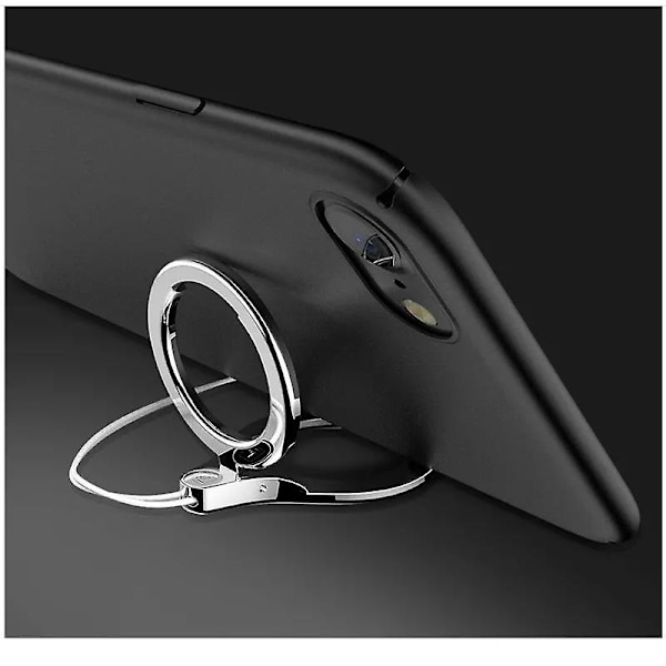 3 st Zinklegering Kreativ Dubbelanvändning Mobiltelefonfäste Snodd Multifunktionell Två I Ett Lazy Ring Spänne Hänge Metall Skrivbord Bärbar Kedja