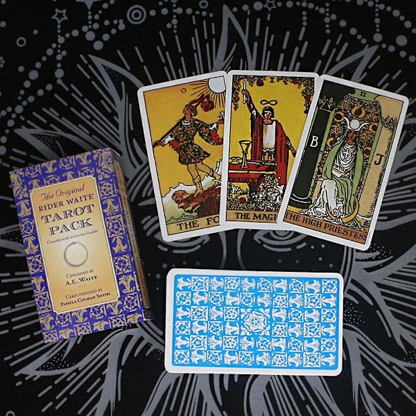 Tarotkortspel Kortlek Oracle Leksak Spådom Mysterium Ridande Sällskap Elektronisk Guide Förutsägande Hjärna
