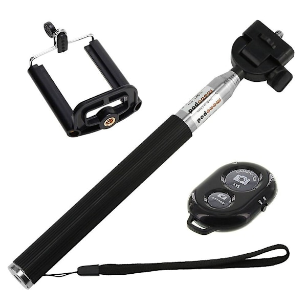 Selfie Sticks Stabilisator För Telefon Bluetooth Selfie Stick Fjärrkontroll Monopod Stativ För Telefon Trådlös Utlösare