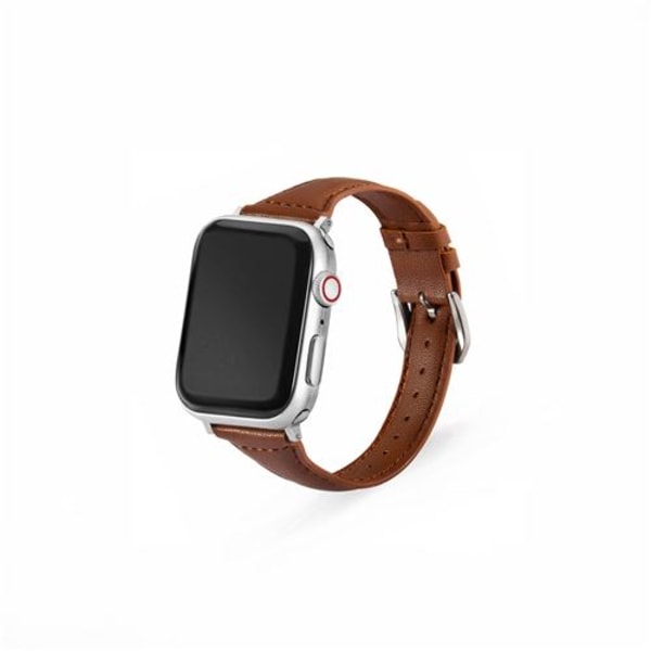 Tunn läderrem för Apple Watch Series 6 / SE / 5/4 40mm - Br