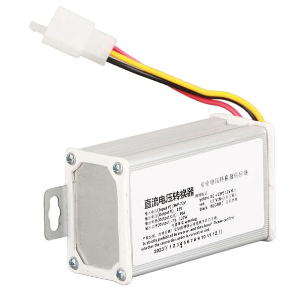36V-72V DC til 12V 10A Elektrisk Scooter Konverter Adapter Transformer