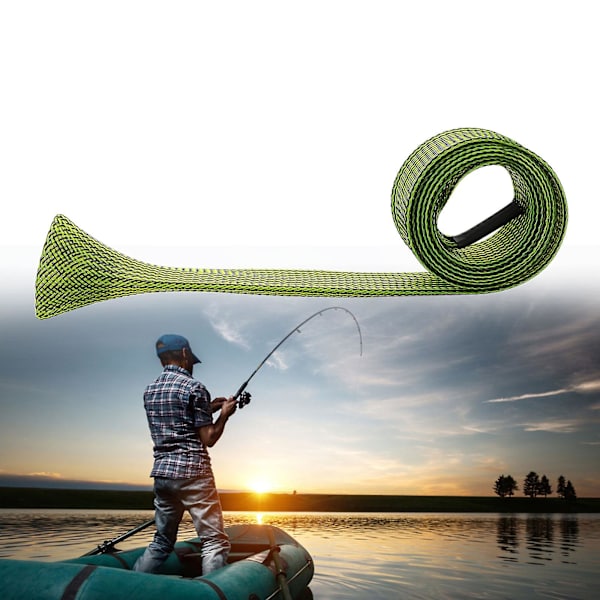 Fiskestang Sokk Beskyttelse Flettet Mesh Stangbeskytter Hylse