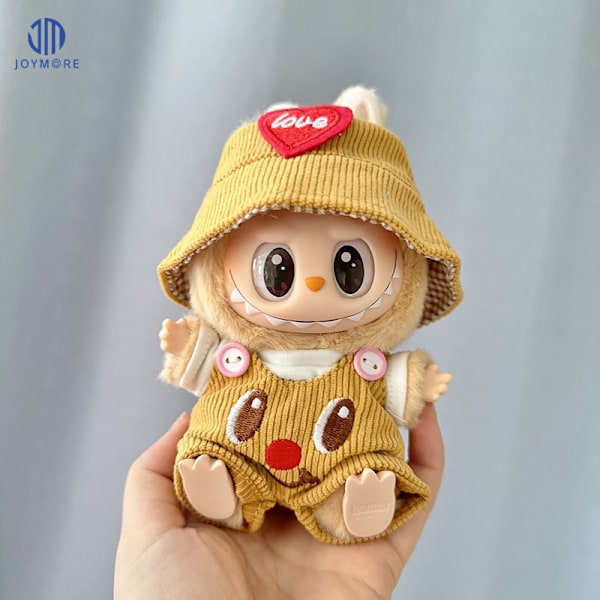 /NC/POP MART Labubu Macaron Lelu Istu Labubu Vaatesetti ja Tarvikkeet Labubu Vaatteet 17cm Suunnittelijat 3