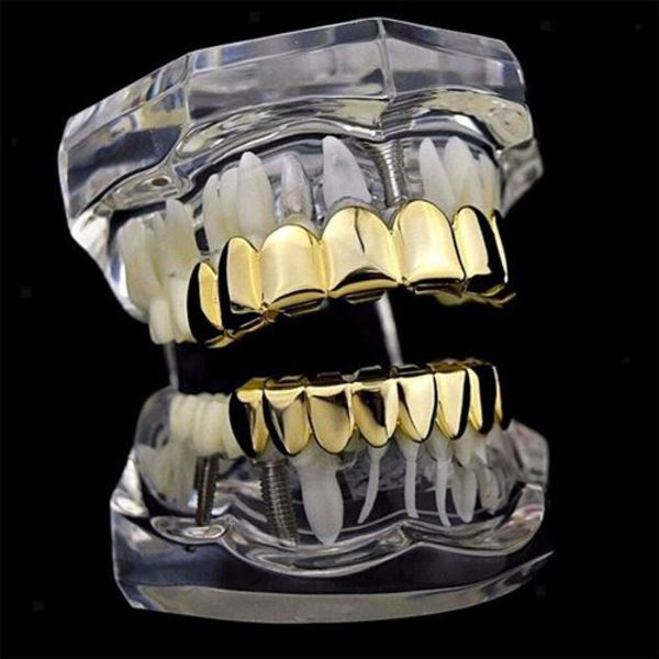 SHOP-STORY - Hip Hop Grillz Stil Tandset - Guld