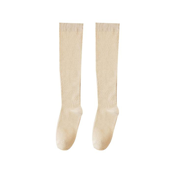 Trykkstrømper for kvinner, tynne bomullsstrømper, Jk-sokker, Strømper SKIN complexion XL
