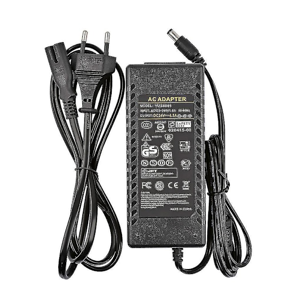 Effektförstärkare förstärkare 24V nätadapter AC100-240V till DC24V
