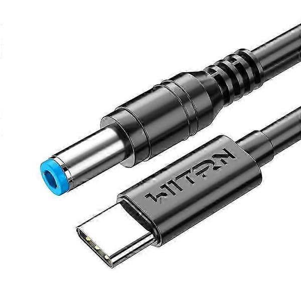 USB C/Type C PD til 12V 5.5x2.5mm strømkabel til Wifi Router Laptop LED Lampe