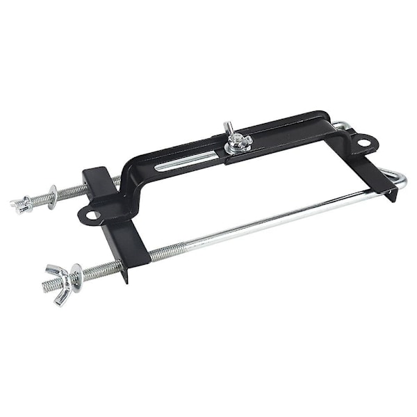 2 stk. Universal Metall Justerbar Batteriholder Stabilisator Brakett Batterifestebrakett Stativ Bil