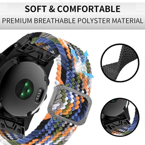 [LCS]Urremme til Garmin Fenix 7 Multicolor Style J