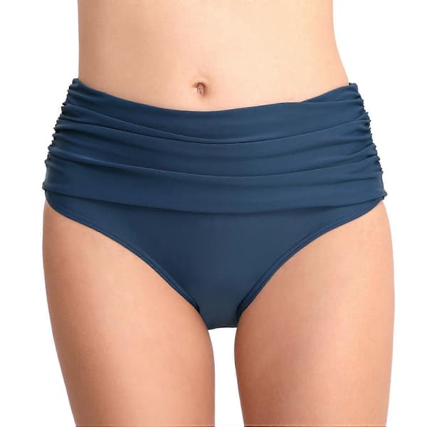 [LCS]TUINANLE Badkläder Kvinnor Baddräktsbyxor Bikiniunderdel Hög Midja Högt Skurna Baddräktsshorts Underbyxor blue M