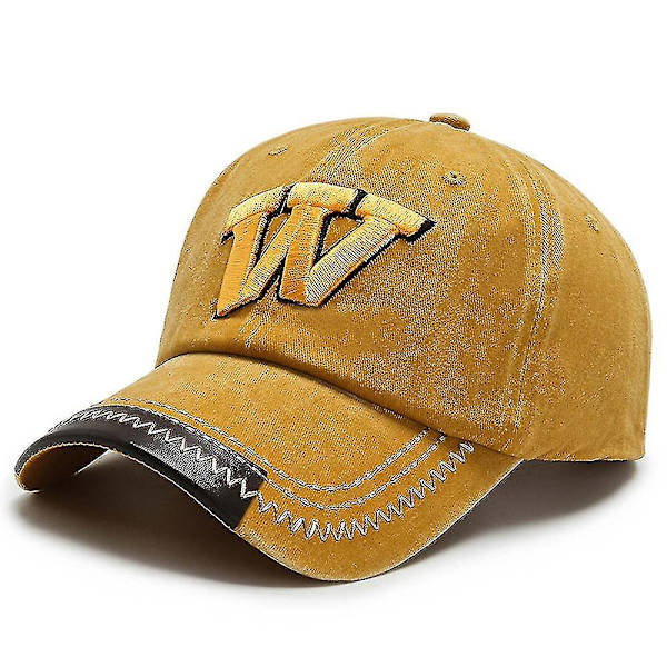 Baseballcaps for menn, fritid, solskjerm, sportshatt yellow