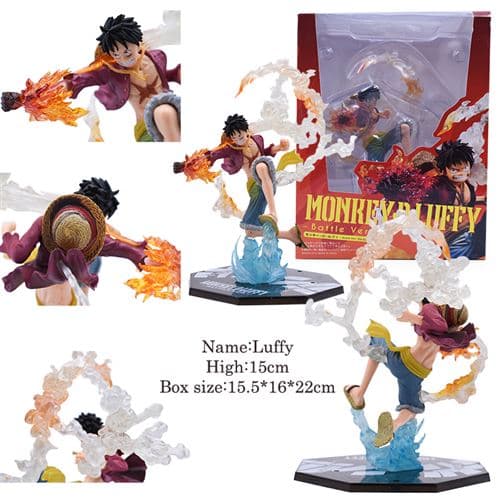 [LCS]Delikat Animation One Piece Combat Luffy PVC Action Figur Samlerobjekt