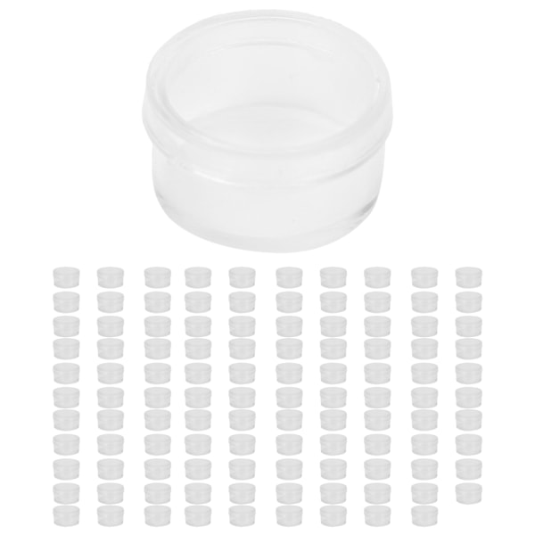 100 stk. Perler Urdele Hardware Opbevaringsboks Smykker Småting Container Organizer 2cm