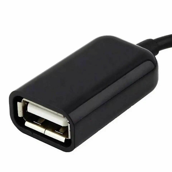 Micro Usb B Hane Till Usb A Hona Otg Adapter Konverteringskabel För Android Samsung