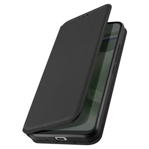 [LCS]Suoja Wiko Y61:lle? Folio-kotelo lompakkotoiminnolla, jalusta, musta