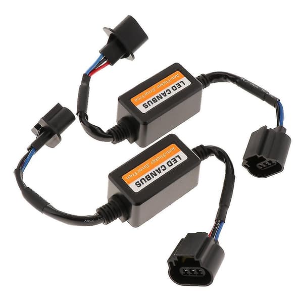 H13 LED Forlygte Canbus Fejlfri Anti Flimmer Modstand Canceller Dekoder as described 320x30mm