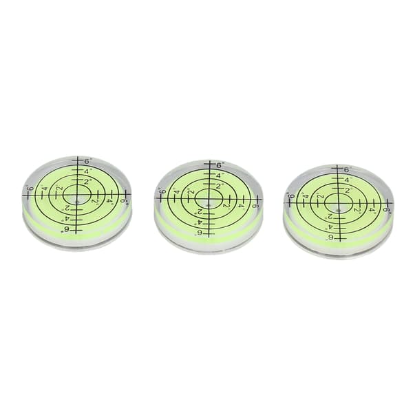 [LCS] 3 st. Mini Bullseye Vattenpass 32mm Hög Precision Horisontell Libell