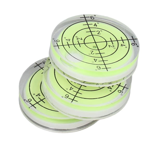 [LCS] 3 st. Mini Bullseye Vattenpass 32mm Hög Precision Horisontell Libell