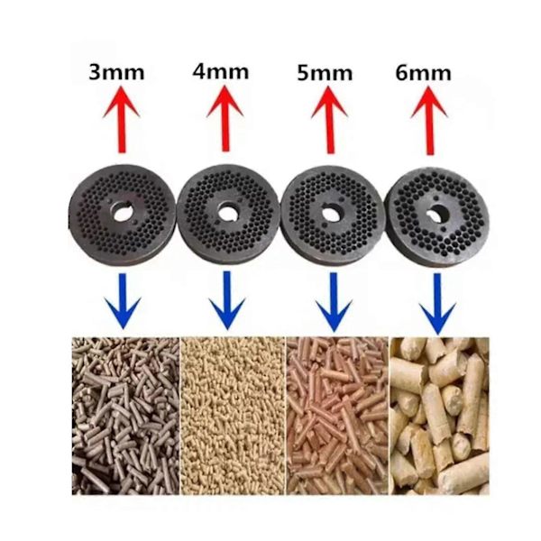 [LCS] 3-6 mm foderpelletsmaskinplatta för kvarnskiva för djurfoderpelletsmaskin MachiqW 6mm