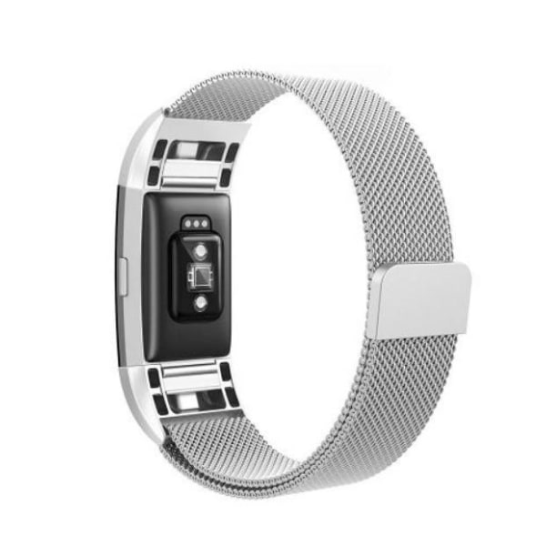 Fitbit Charge 2 Metal Justerbar rem Silver