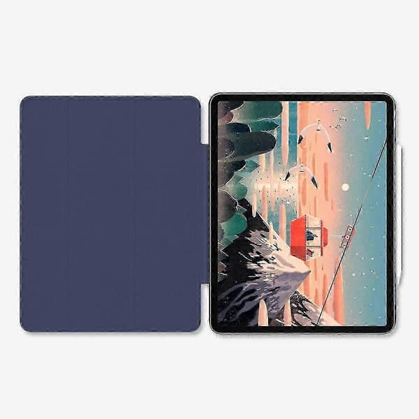 iPad Pro 11-tommers deksel med sterk magnetisk folding og justerbart stativ BLUE