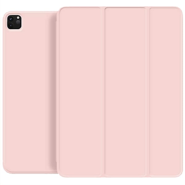 Nestemäinen silikoni pehmeä suojakotelo iPad Pro 12.9 tuumalle 2020/2018 Pink