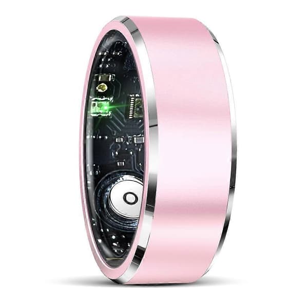 R5 STØRRELSE 10 Smart Ring, Støtter Helseovervåking / Flere Sportsmoduser Pink