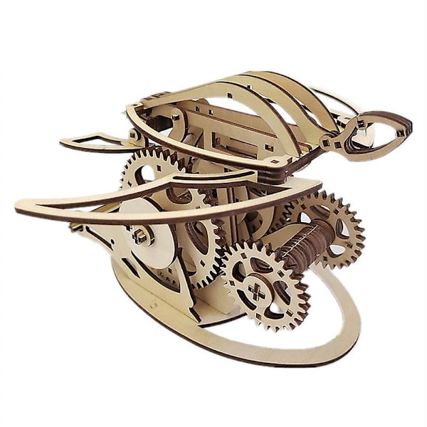 Trä Kinetic Kolibri Skulptur Set Montera Djurmodeller Med Hög Svårighetsgrad För Vuxna Barn