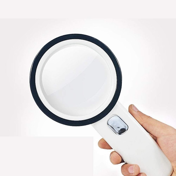Suurennuslasi LED-lampulla, korkea suurennus optinen suuri linssi lampulla 30 X kertaa