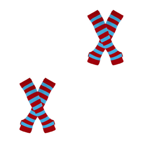 1/2/3/5 Polvisukat Paksuille Reisille Helppo Pukea ja Tehdä Punainen ja Sininen 2Set Red and blue