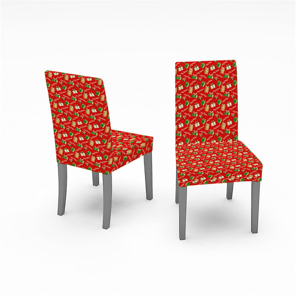 Nytt år god jul bordsduk stol cover dekorationer Gift box Single chair cover