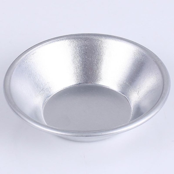 10 st Bakverktyg Aluminium Äggtarteform Muffinsform - Silver
