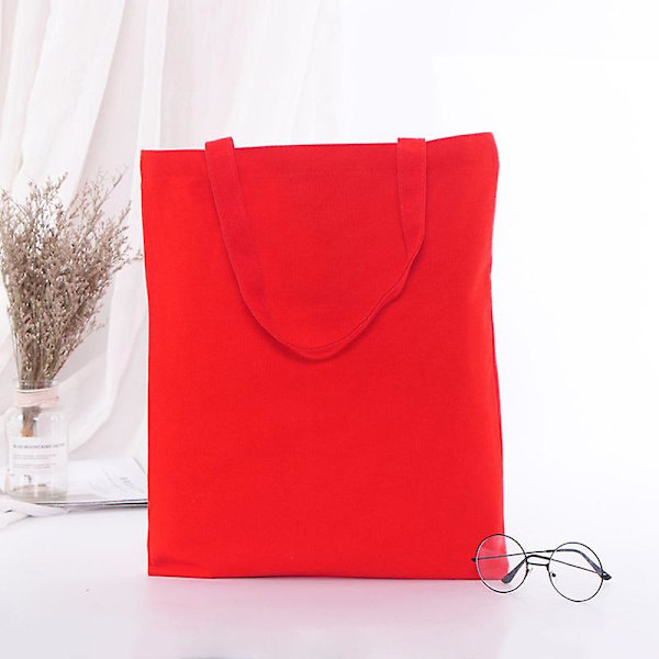 Tygkasse Canvas Konstväska 40*34 cm Red