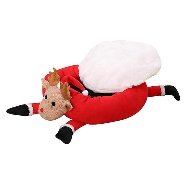 [LCS] Hundesenge Blød Varm Kæledyr Kattehule, Julekæledyrsrede 65cm