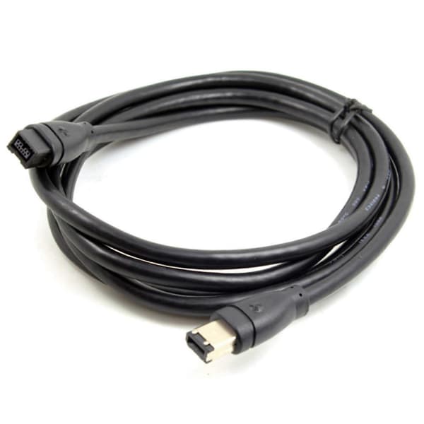 FireWire IEEE 1394B-kabel 9-pinners til 6-pinners 800 Mbps datakabel 1,8 meter