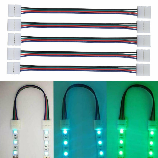 10mm 4pin 5050 Led Strip Light Connector Clip