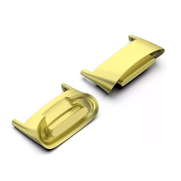[LCS]2 STK. Urrem Adapter Til Fitbit Charge 5 18MM Universal Stik Gold