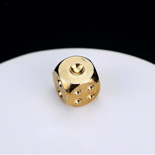 2 cm Ren Kobber Solid Terning Gave Kreativ Farge Mahjong Swing Metall Håndlaget Messing Kveg Hånd Leketøy Lite Håndtak Stykke