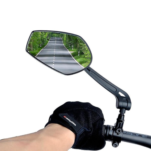 Cykelstyrereflektor Backspegel Mountainbike Elcykel HD brett justerbar