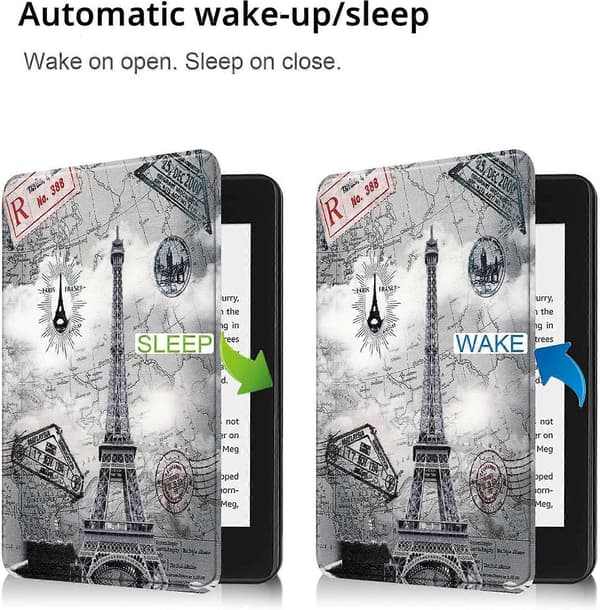 Etui til Kindle 10. generation 2019 Håndrem Design 6 tommer E-bog Model J9G29R Auto Sleep og Wake Cover