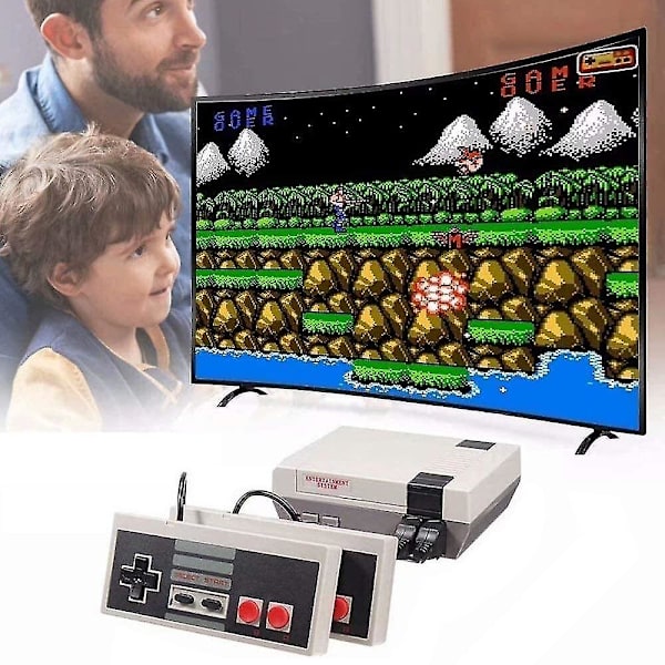 Indbygget 620 Spil Retro Videospilkonsol Til Familien