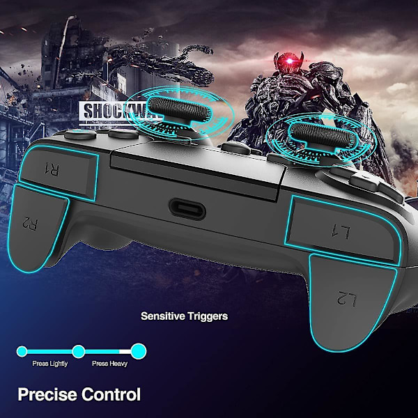 Chronus langaton ohjain PS4:lle, Bluetooth-peli ohjain G