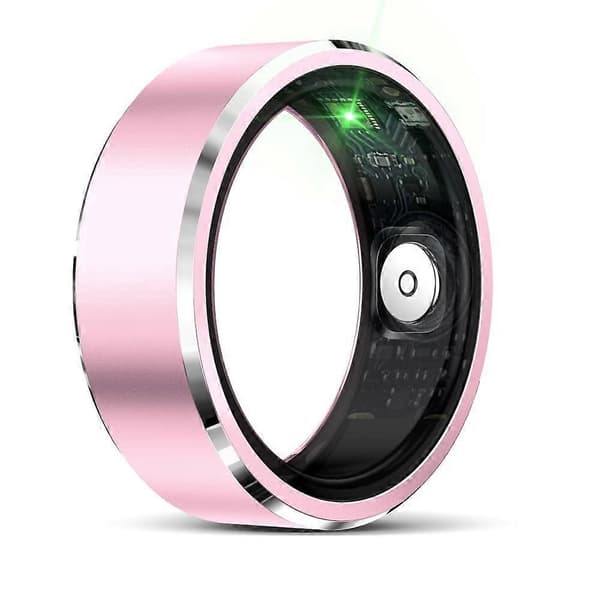 R5 STØRRELSE 10 Smart Ring, Støtter Helseovervåking / Flere Sportsmoduser Pink