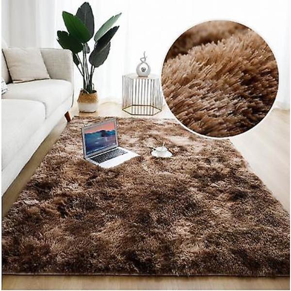 Mjuk Matta Vardagsrum Plysch Rug Fluffig Tjock Matta Sovrum D