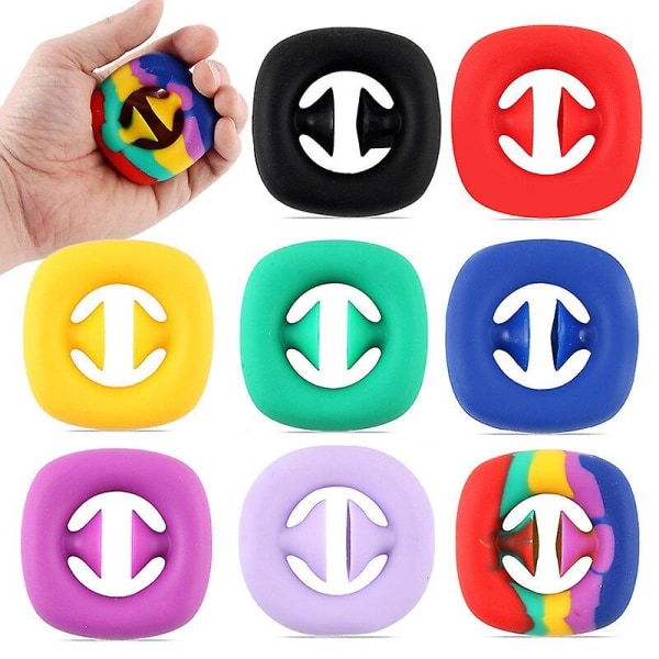 Fidget Snappers Legetøj, Klem, Grib, Knæk, Sensorisk, Party Popper Lydgiver Stress Relief Pop Pops Klik Finger Sensorisk Fidget