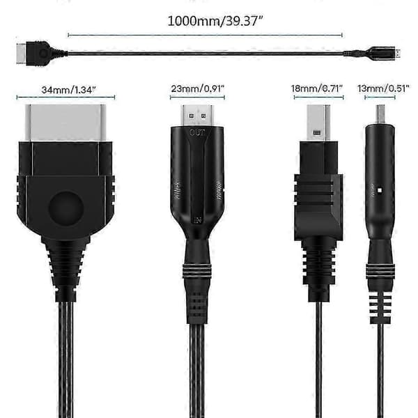 Xbox-HDMI-yhteensopiva videoäänimuunninsovitin teräväpiirtolinkkikaapeli