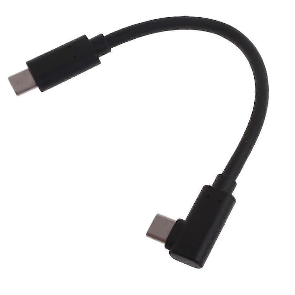 [LCS]1-pak 100W USB C til USB C-kabel Type C til Type C opladerkabel 15cm/ Elbow 15cm